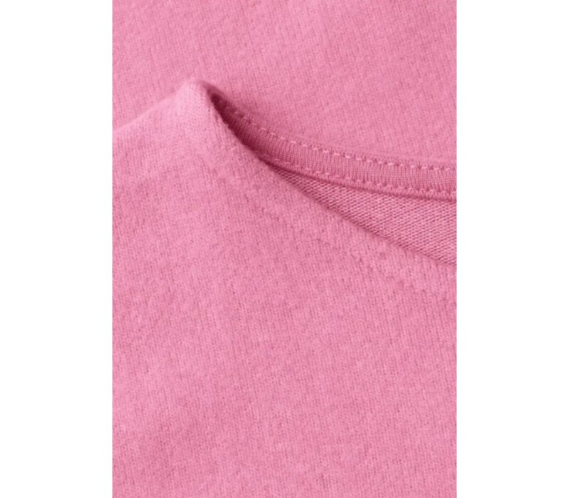Street One Soft Shirt with Bottom Cuff Warm Blush Melange