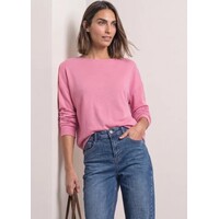 Street One Soft Shirt with Bottom Cuff Warm Blush Melange