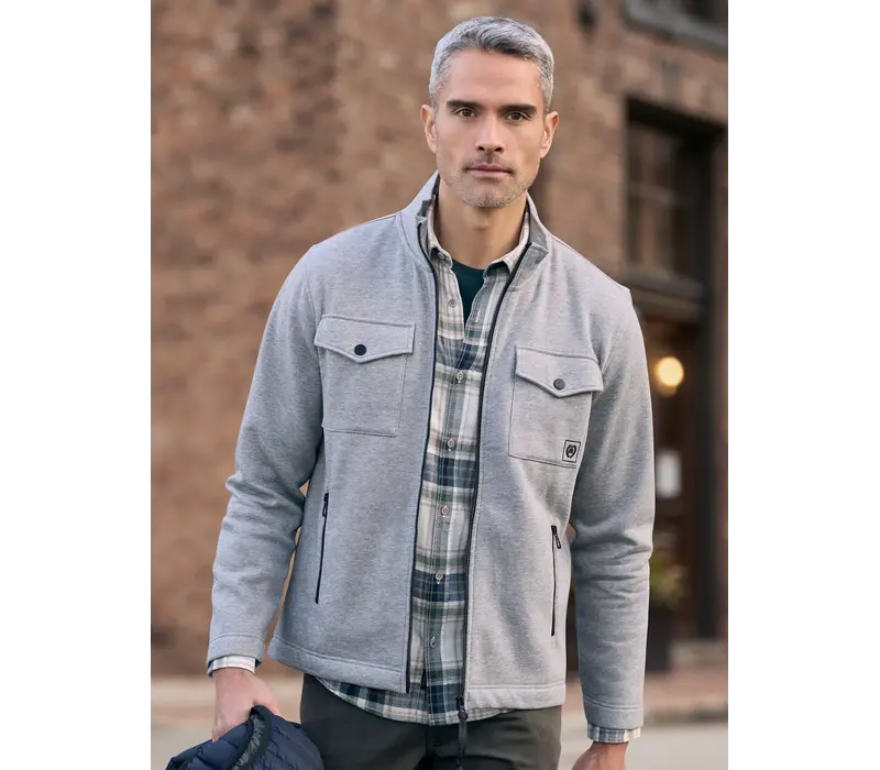 Lerros Sweater Vest Platinum Grey Melange