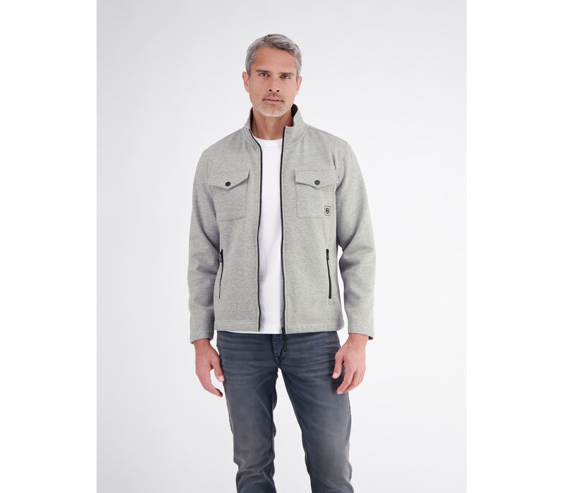 Lerros Sweater Vest Platinum Grey Melange
