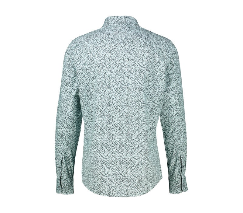Lerros Overhemd Lange Mouw Misty Blue