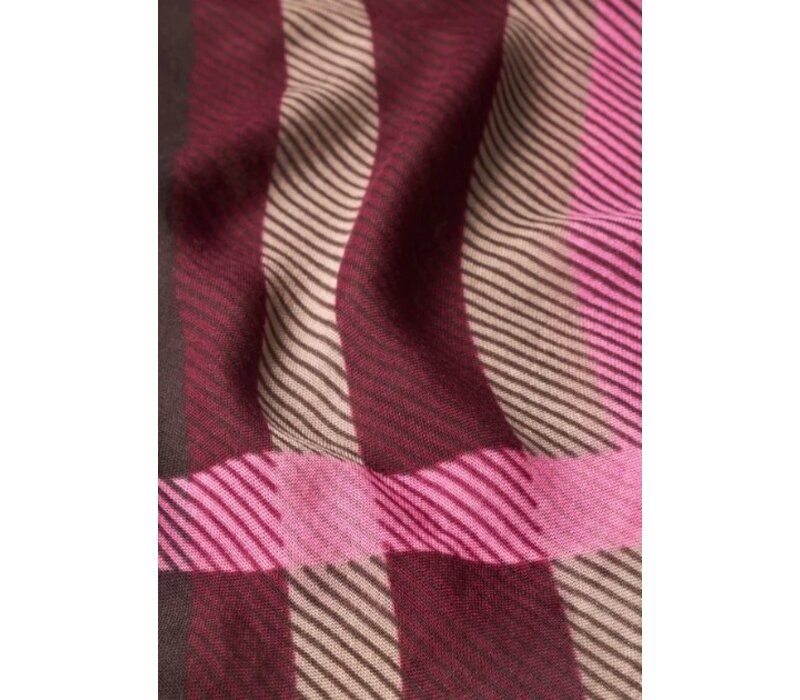 Street One Printed Check Modal Longscarf Multicolor