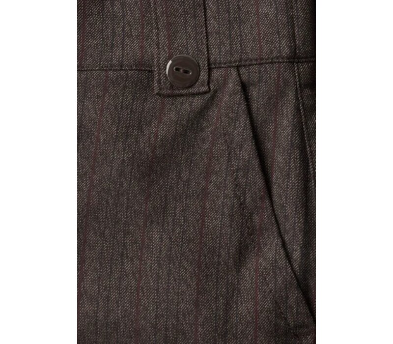 Street One Amalia Double Button Woven Black Coffee