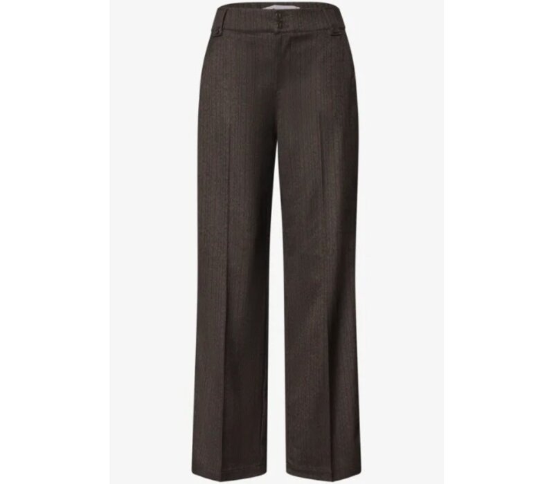 Street One Amalia Double Button Woven Black Coffee