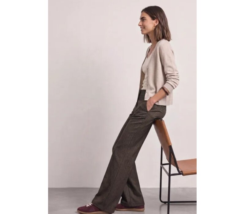 Street One Amalia Double Button Woven Black Coffee