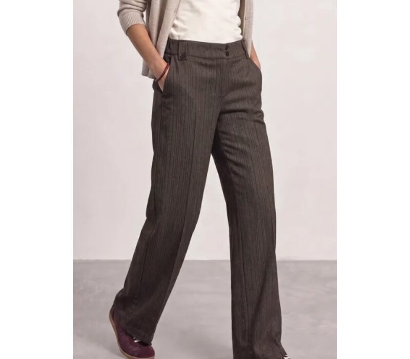 Street One Amalia Double Button Woven Black Coffee