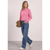 Street One Sweater with Button Detail Warm Blush