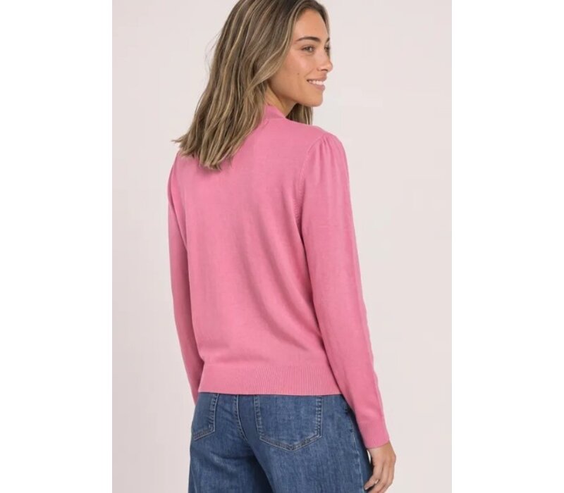 Street One Sweater with Button Detail Warm Blush