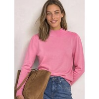 Street One Sweater with Button Detail Warm Blush