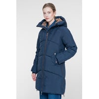 Geisha Jacket Mid Long Side Zip Navy