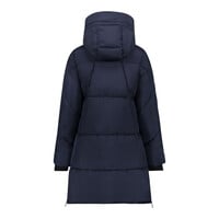 Geisha Jacket Mid Long Side Zip Navy