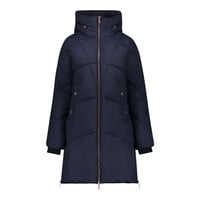 Geisha Jacket Mid Long Side Zip Navy