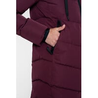 Geisha Jacket Mid Long Burgundy