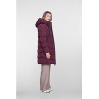 Geisha Jacket Mid Long Burgundy