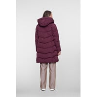 Geisha Jacket Mid Long Burgundy