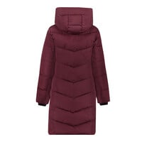 Geisha Jacket Mid Long Burgundy