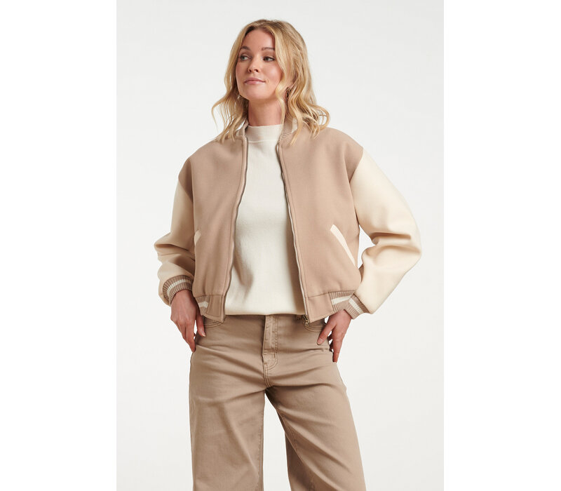 Smashed Lemon Jacket Dark Sand Off White