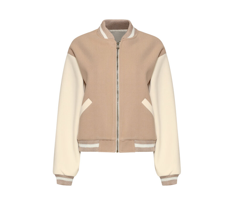 Smashed Lemon Jacket Dark Sand Off White