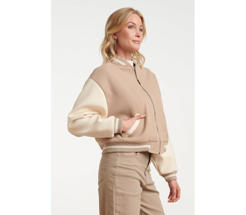 Smashed Lemon Jacket Dark Sand Off White