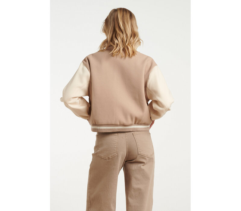 Smashed Lemon Jacket Dark Sand Off White