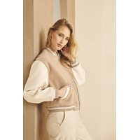 Smashed Lemon Jacket Dark Sand Off White