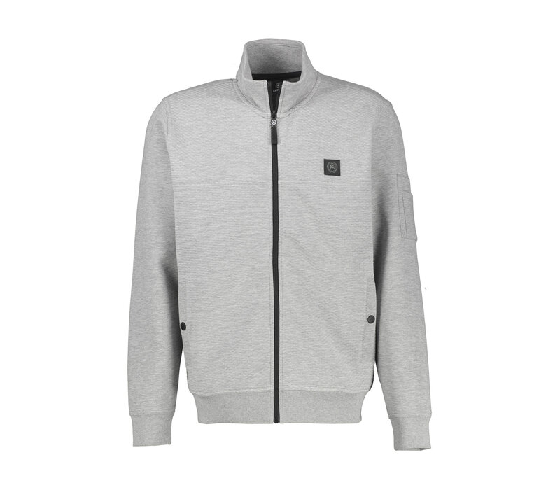 Lerros Sweatvest Platinum Grey Melange