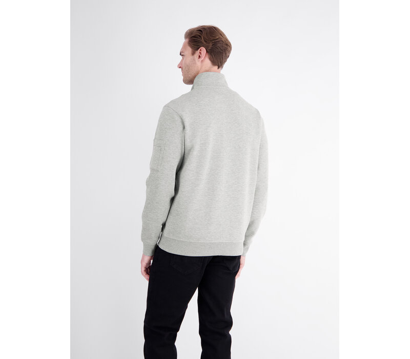 Lerros Sweatvest Platinum Grey Melange