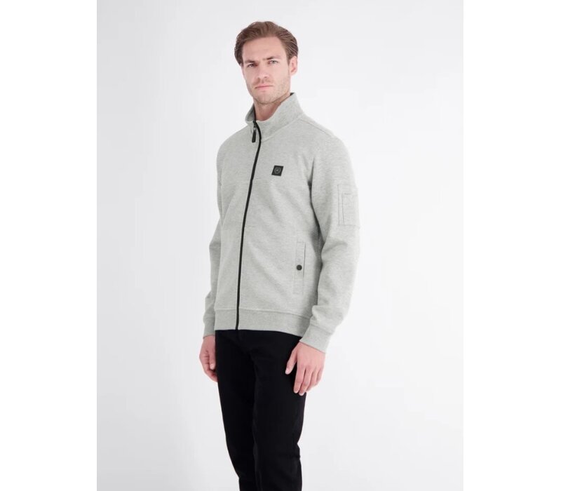 Lerros Sweatvest Platinum Grey Melange