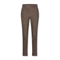 Helena Hart Broek Ziggy Lano Lurex Donegal Tweed Choco