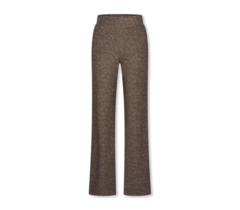 Helena Hart Broek Soul Lano Lurex Donegal Tweed Choco