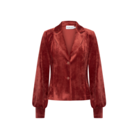 Helena Hart Blazer Lora Velour Burned