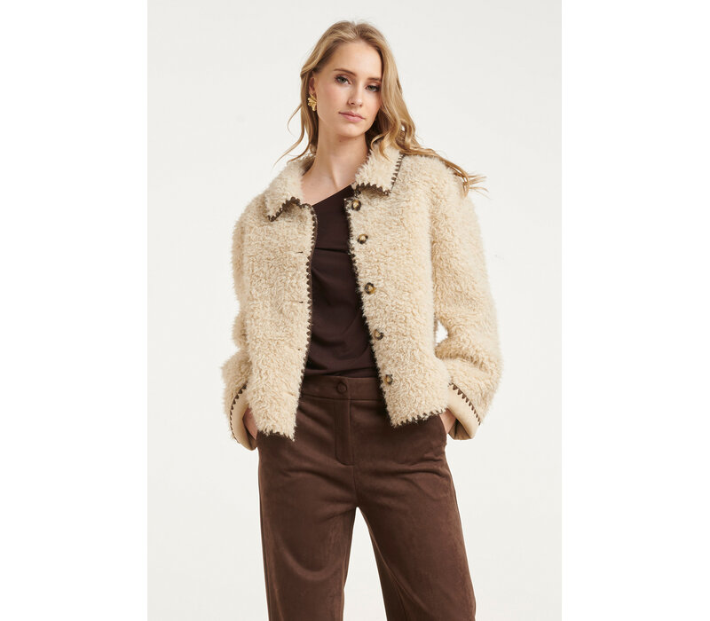 Smashed Lemon Coat Reversible Sand