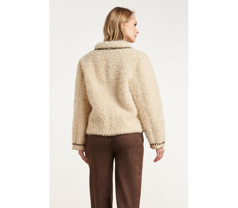 Smashed Lemon Coat Reversible Sand
