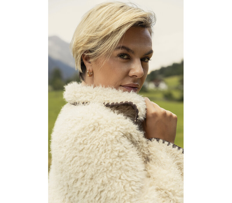Smashed Lemon Coat Reversible Sand