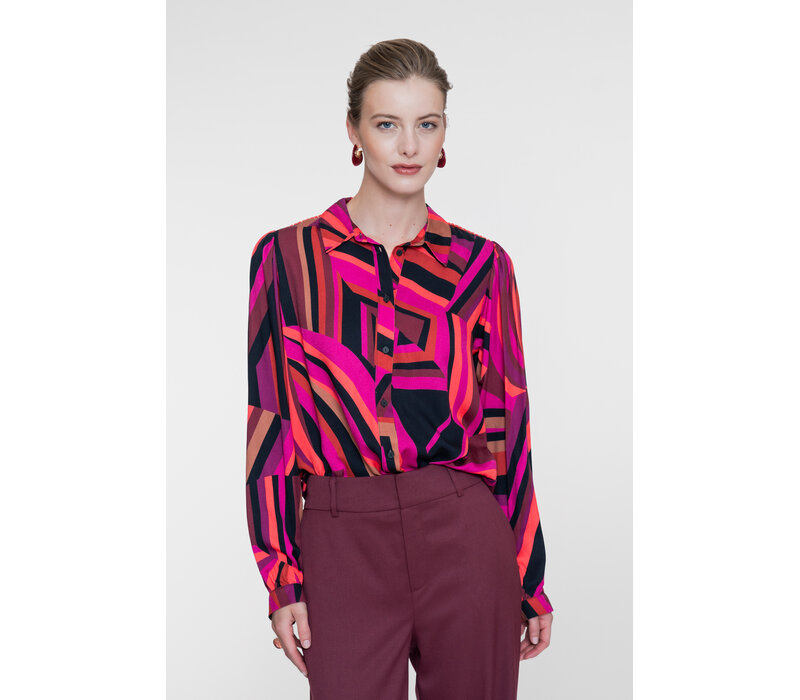 Geisha Blouse Fuchsia