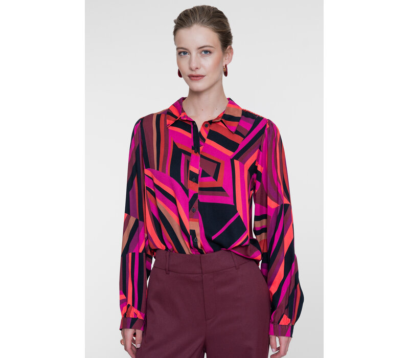 Geisha Blouse Fuchsia
