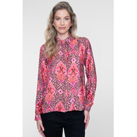 Geisha Blouse Bordeaux