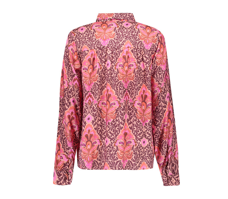 Geisha Blouse Bordeaux