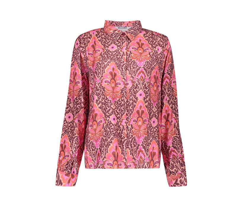 Geisha Blouse Bordeaux