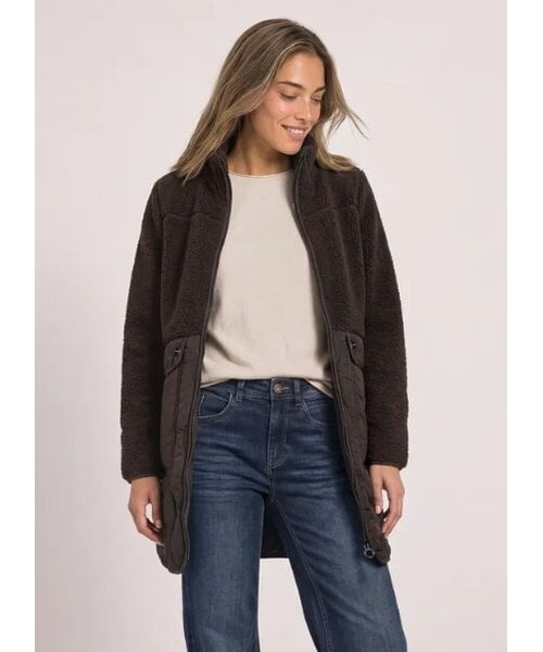 StreetOne Street One Mat Mix Teddy Coat w. Quilting