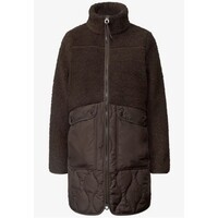 Street One Mat Mix Teddy Coat w. Quilting Auburn Brown