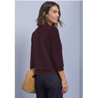 Street One Style with Lace Cuff Rustic Rouge