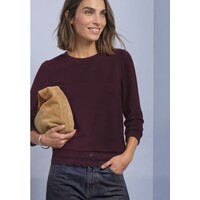 Street One Style with Lace Cuff Rustic Rouge