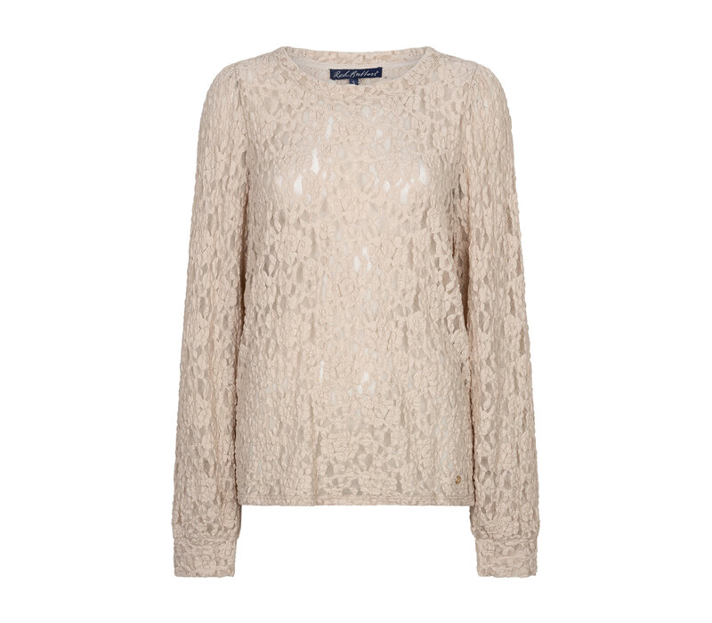 Red Button Top Lace Stone