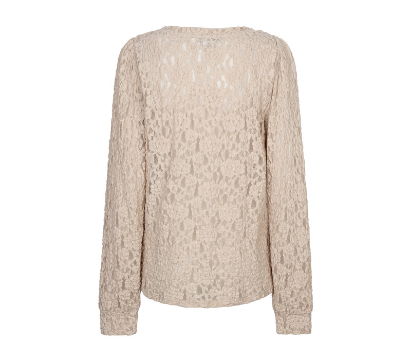 Red Button Top Lace Stone