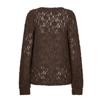 Red Button Top Lace Mud