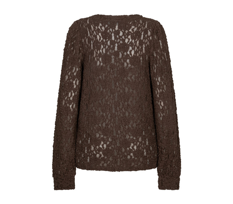 Red Button Top Lace Mud