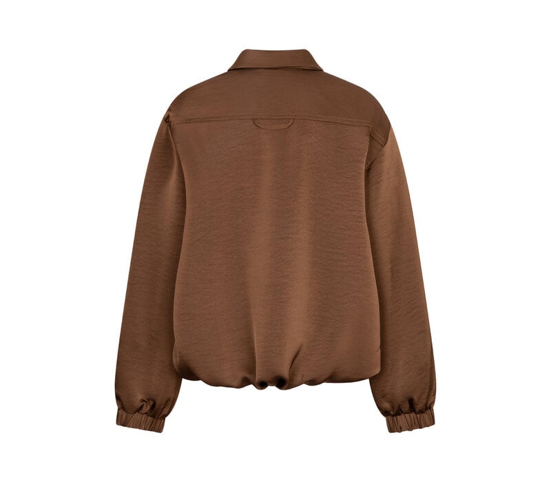 Red Button Avy Satin Caramel