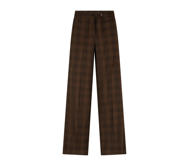 Red Button Claudette Multi Check L33 Brown Blue