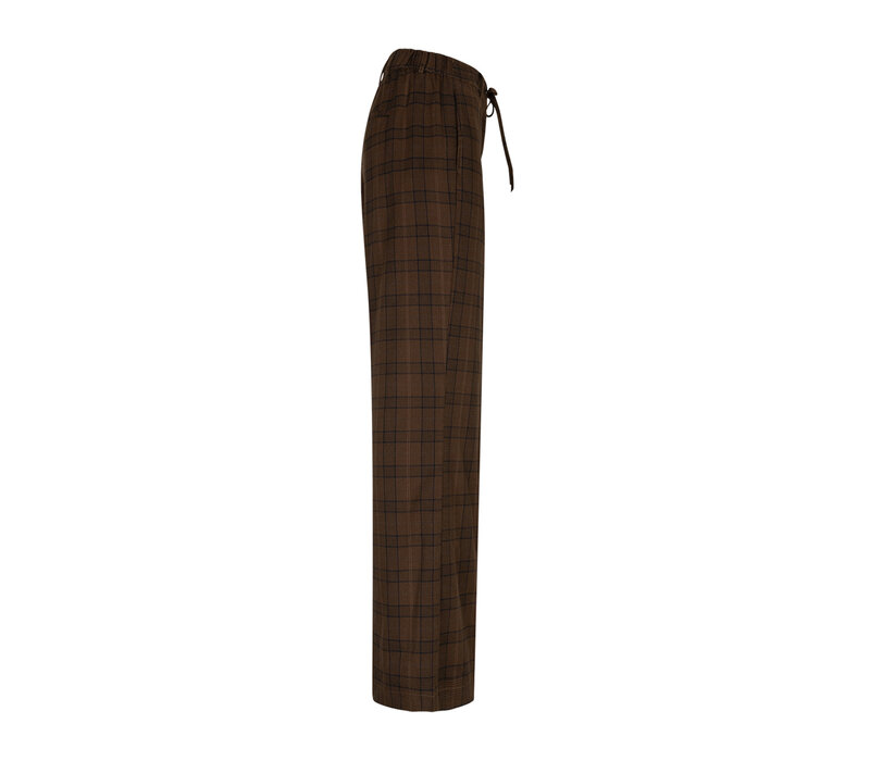 Red Button Claudette Multi Check L33 Brown Blue